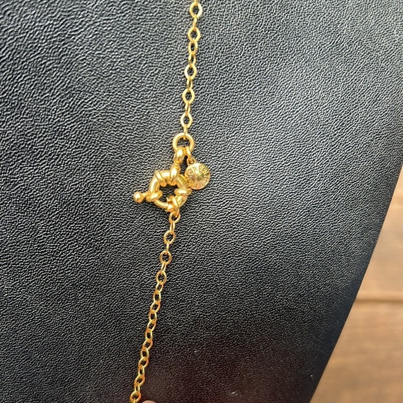 J. Crew Necklace Gold and Crystal Elegant Jeweled 36” - Picture 6 of 7